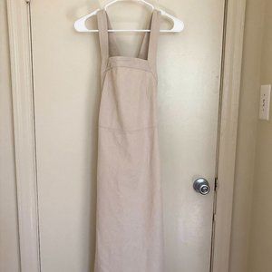 H&M white denim dress